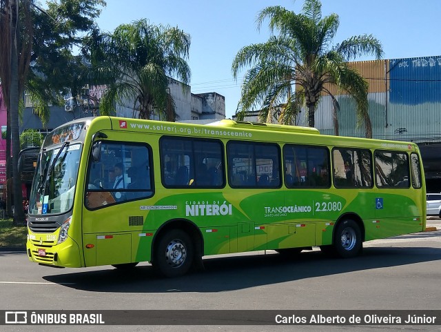 Santo Antônio Transportes Niterói 2.2.080 na cidade de Niterói, Rio de Janeiro, Brasil, por Carlos Alberto de Oliveira Júnior. ID da foto: 6138224.