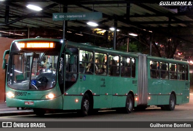 Transporte Coletivo Glória BB617 na cidade de Curitiba, Paraná, Brasil, por Guilherme Bomfim. ID da foto: 6138592.