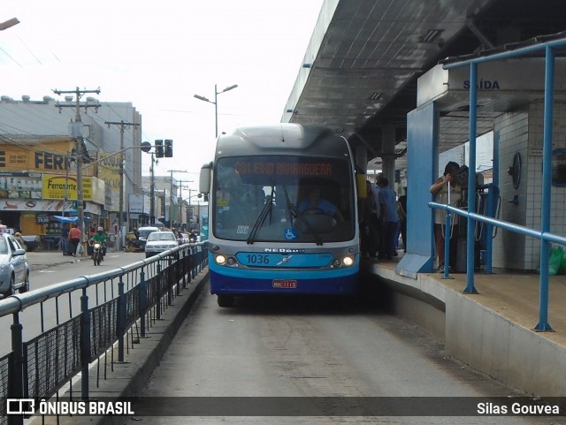 Metrobus 1036 na cidade de Goiânia, Goiás, Brasil, por Silas Gouvea. ID da foto: 6138414.