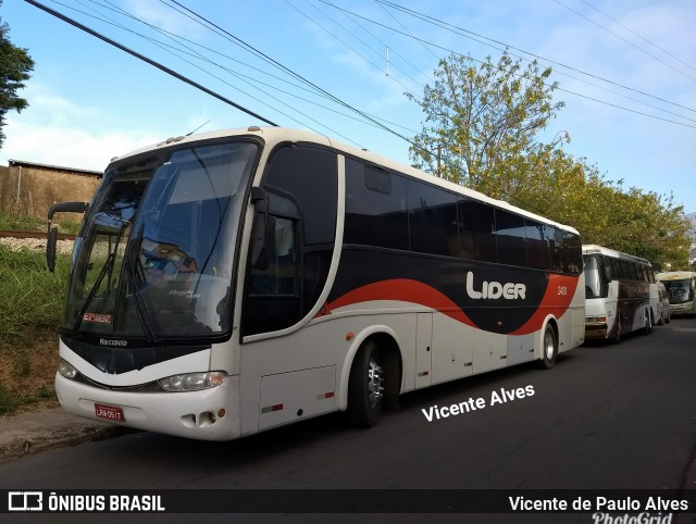 Líder Turismo 2400 na cidade de Congonhas, Minas Gerais, Brasil, por Vicente de Paulo Alves. Número da foto: #6173440.