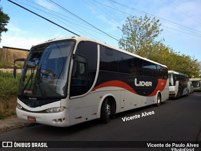 Líder Turismo 2400 na cidade de Congonhas, Minas Gerais, Brasil, por Vicente de Paulo Alves. ID da foto: 6173440.