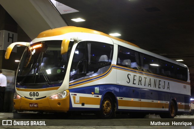 Viação Sertaneja 680 na cidade de Belo Horizonte, Minas Gerais, Brasil, por Matheus Henrique. ID da foto: 6173082.