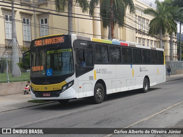 Real Auto Ônibus A41050 na cidade de Rio de Janeiro, Rio de Janeiro, Brasil, por Carlos Alberto de Oliveira Júnior. Número da foto: #6173676.