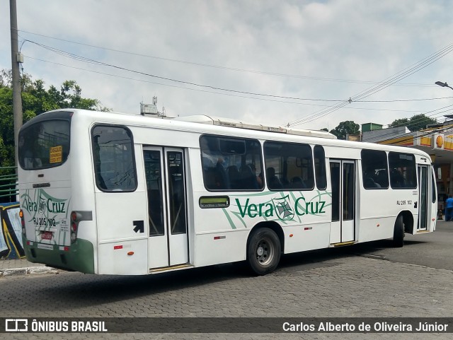 Viação Vera Cruz RJ 205.102 na cidade de Duque de Caxias, Rio de Janeiro, Brasil, por Carlos Alberto de Oliveira Júnior. Número da foto: #6173677.