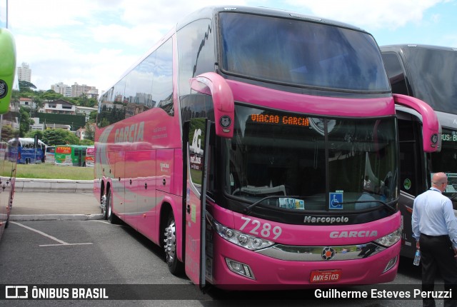 Viação Garcia 7289 na cidade de São Paulo, São Paulo, Brasil, por Guilherme Esteves Peruzzi. ID da foto: 6173010.