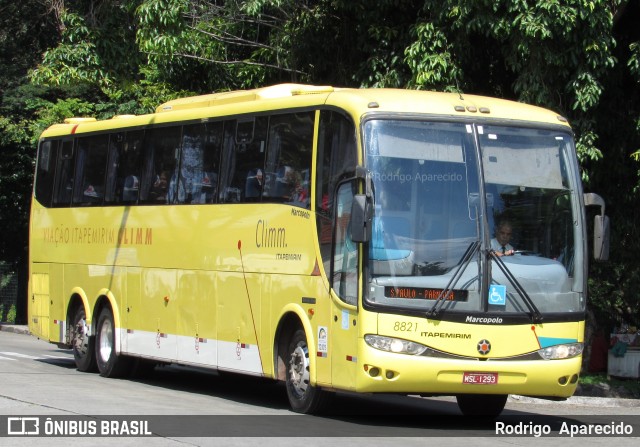 Viação Itapemirim 8821 na cidade de São Paulo, São Paulo, Brasil, por Rodrigo  Aparecido. Número da foto: #6175331.