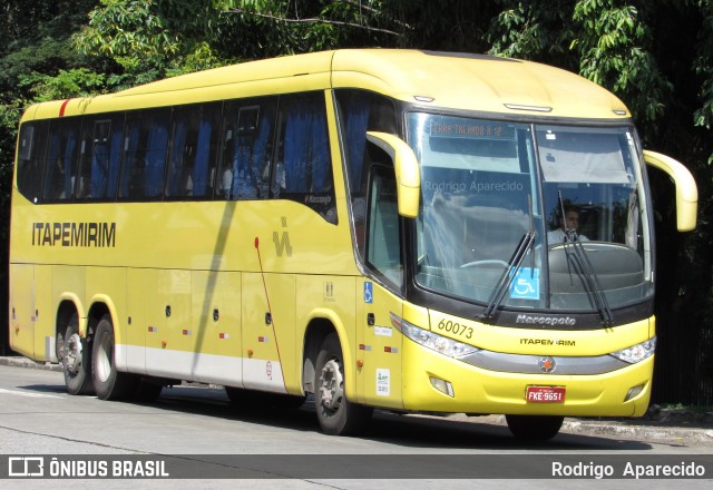 Viação Itapemirim 60073 na cidade de São Paulo, São Paulo, Brasil, por Rodrigo  Aparecido. Número da foto: #6175330.