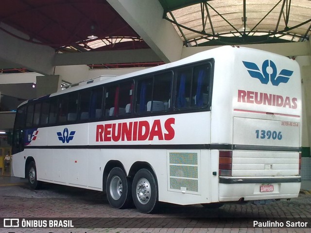 Reunidas Transportes Coletivos 13906 na cidade de Joinville, Santa Catarina, Brasil, por Paulinho Sartor. ID da foto: 6174740.