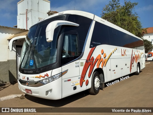 LK Transportadora Turística 21005 na cidade de Congonhas, Minas Gerais, Brasil, por Vicente de Paulo Alves. Número da foto: #6176366.