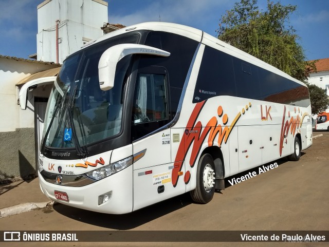 LK Transportadora Turística 21005 na cidade de Congonhas, Minas Gerais, Brasil, por Vicente de Paulo Alves. ID da foto: 6176366.