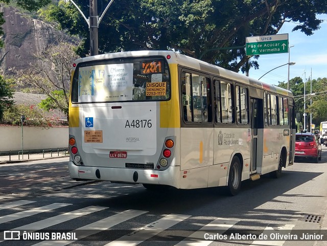 Auto Viação Alpha A48176 na cidade de Rio de Janeiro, Rio de Janeiro, Brasil, por Carlos Alberto de Oliveira Júnior. Número da foto: #6175579.