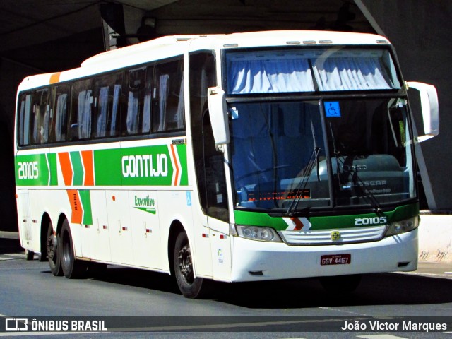 Empresa Gontijo de Transportes 20105 na cidade de Belo Horizonte, Minas Gerais, Brasil, por João Victor Marques. ID da foto: 6177547.