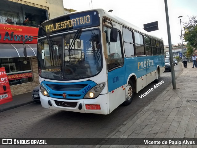 Viação Profeta 1270 na cidade de Congonhas, Minas Gerais, Brasil, por Vicente de Paulo Alves. Número da foto: #6177770.