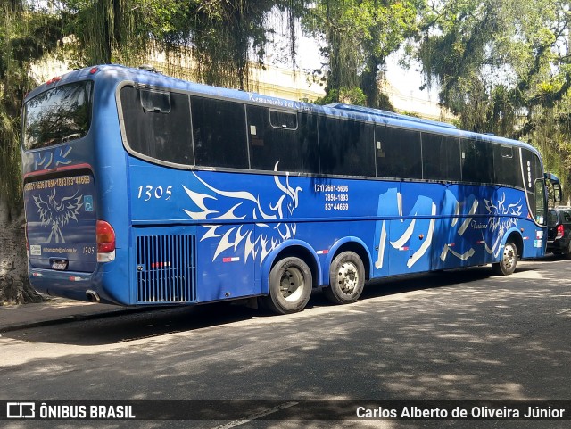 MK Fretamento e Turismo 1305 na cidade de Rio de Janeiro, Rio de Janeiro, Brasil, por Carlos Alberto de Oliveira Júnior. ID da foto: 6176861.