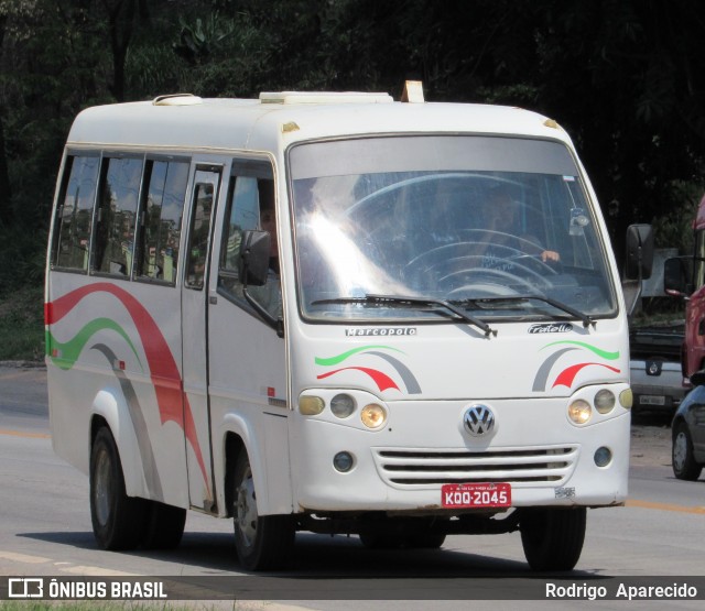 Ônibus Particulares 2045 na cidade de Conselheiro Lafaiete, Minas Gerais, Brasil, por Rodrigo  Aparecido. ID da foto: 6179460.