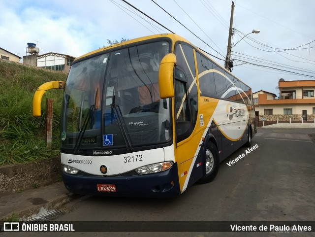 Viação Progresso 32172 na cidade de Congonhas, Minas Gerais, Brasil, por Vicente de Paulo Alves. ID da foto: 6180538.