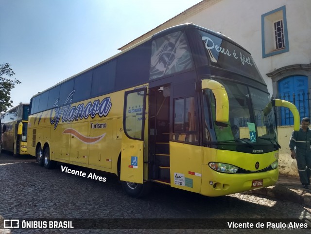Vilanova Turismo 3007 na cidade de Congonhas, Minas Gerais, Brasil, por Vicente de Paulo Alves. Número da foto: #6180476.