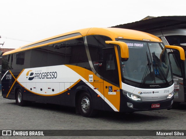 Viação Progresso 37318 na cidade de Barra Mansa, Rio de Janeiro, Brasil, por Maxwel Silva. Número da foto: #6180142.