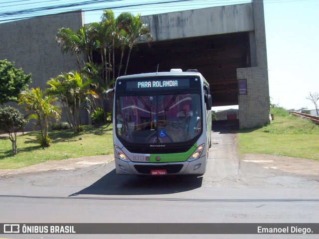 Viação Garcia 8313 na cidade de Apucarana, Paraná, Brasil, por Emanoel Diego.. ID da foto: 6180590.