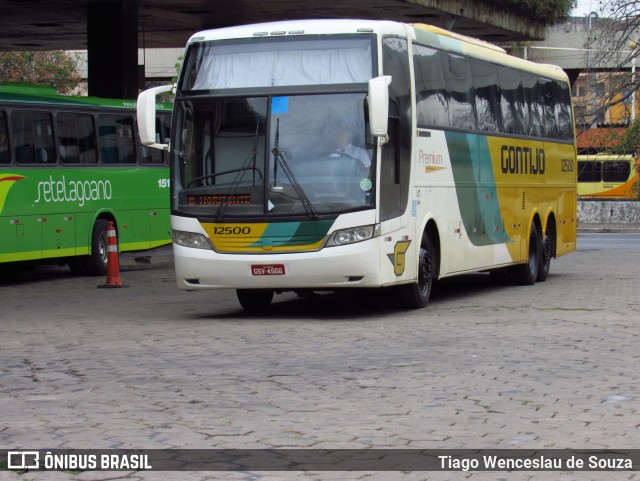 Empresa Gontijo de Transportes 12500 na cidade de Belo Horizonte, Minas Gerais, Brasil, por Tiago Wenceslau de Souza. ID da foto: 6180349.