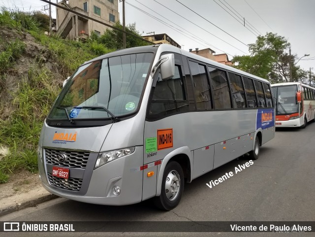 Viação Indaiá ind-016 na cidade de Congonhas, Minas Gerais, Brasil, por Vicente de Paulo Alves. ID da foto: 6183042.