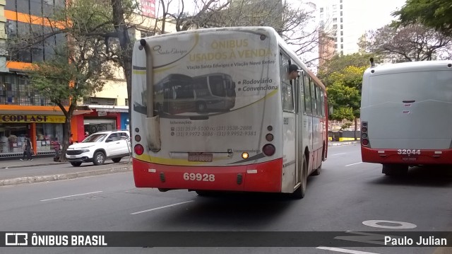 Viação Santa Edwiges 69928 na cidade de Belo Horizonte, Minas Gerais, Brasil, por Paulo Julian. Número da foto: #6182110.