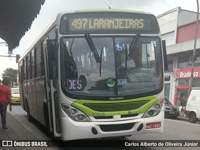 Viação VG B31028 na cidade de Rio de Janeiro, Rio de Janeiro, Brasil, por Carlos Alberto de Oliveira Júnior. Número da foto: #6182470.