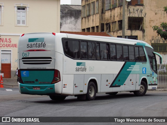 Santa Fé Transportes 067 na cidade de Belo Horizonte, Minas Gerais, Brasil, por Tiago Wenceslau de Souza. Número da foto: #6181754.
