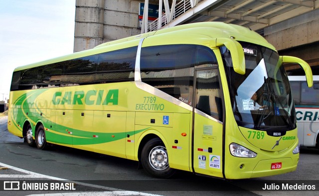 Viação Garcia 7789 na cidade de Campinas, São Paulo, Brasil, por Julio Medeiros. Número da foto: #6185227.