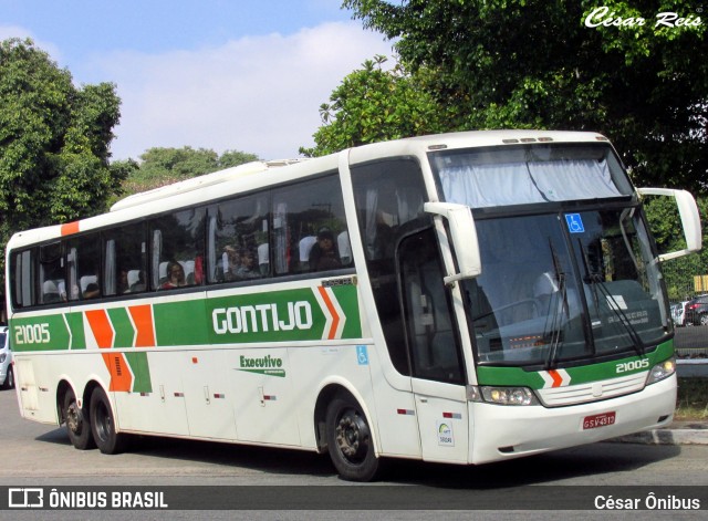 Empresa Gontijo de Transportes 21005 na cidade de São Paulo, São Paulo, Brasil, por César Ônibus. ID da foto: 6185467.