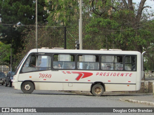 Viação Presidente 7080 na cidade de São João del Rei, Minas Gerais, Brasil, por Douglas Célio Brandao. ID da foto: 6184143.