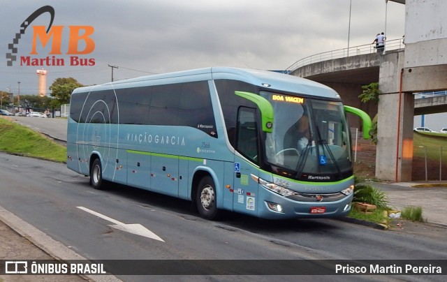 Viação Garcia 7566 na cidade de Campinas, São Paulo, Brasil, por Prisco Martin Pereira. Número da foto: #6184742.