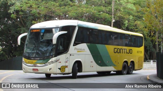 Empresa Gontijo de Transportes 18735 na cidade de São Paulo, São Paulo, Brasil, por Alex Ramos Ribeiro. Número da foto: #6185268.