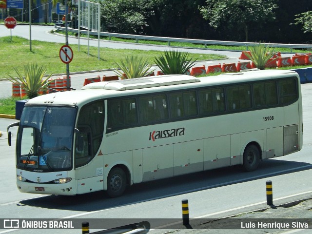 Kaissara - Viação Caiçara 15908 na cidade de Aparecida, São Paulo, Brasil, por Luis Henrique Silva. Número da foto: #6185660.