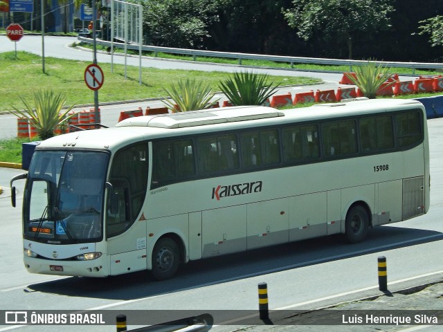 Kaissara - Viação Caiçara 15908 na cidade de Aparecida, São Paulo, Brasil, por Luis Henrique Silva. ID da foto: 6185660.