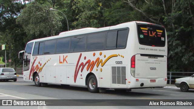 LK Transportadora Turística 13005 na cidade de Aparecida, São Paulo, Brasil, por Alex Ramos Ribeiro. ID da foto: 6185207.