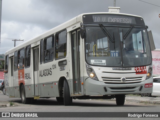 Real Alagoas de Viação 1314 na cidade de Maceió, Alagoas, Brasil, por Rodrigo Fonseca. Número da foto: #6185257.