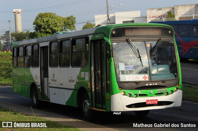 VB Transportes e Turismo 3866 na cidade de Campinas, São Paulo, Brasil, por Matheus Gabriel dos Santos. Número da foto: #6185482.