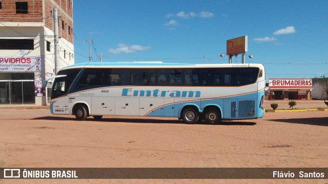 Emtram 4910 na cidade de Barra da Estiva, Bahia, Brasil, por Flávio  Santos. Número da foto: #6183707.