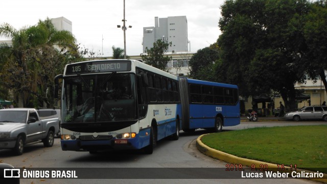 Transol Transportes Coletivos 0208 na cidade de Florianópolis, Santa Catarina, Brasil, por Lucas Weber Calizario. Número da foto: #6184138.