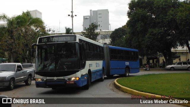 Transol Transportes Coletivos 0208 na cidade de Florianópolis, Santa Catarina, Brasil, por Lucas Weber Calizario. ID da foto: 6184138.