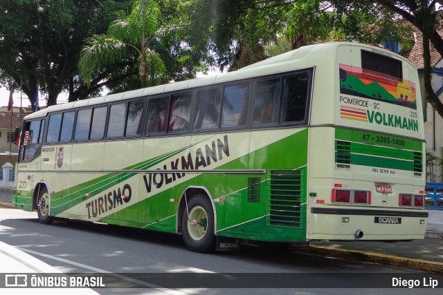 Empresa de Transportes Coletivos Volkmann 220 na cidade de Joinville, Santa Catarina, Brasil, por Diego Lip. ID da foto: 6184347.