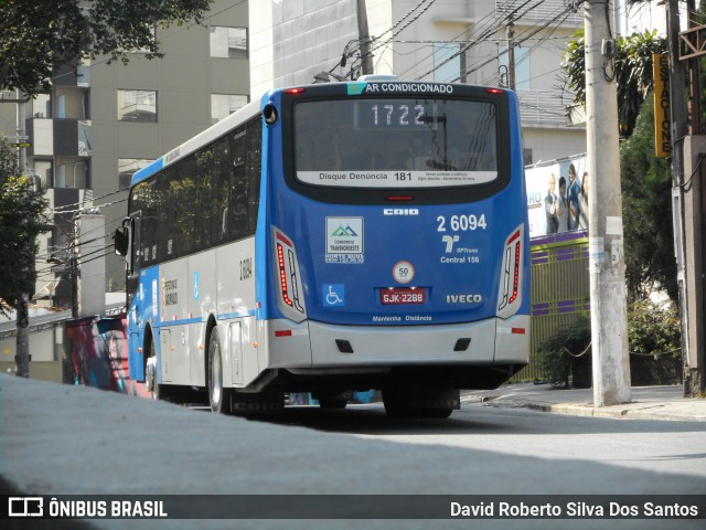 Transcooper > Norte Buss 2 6094 na cidade de São Paulo, São Paulo, Brasil, por David Roberto Silva Dos Santos. Número da foto: #6186236.