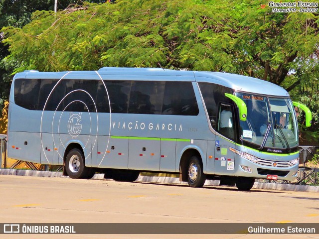 Viação Garcia 16424 na cidade de Maringá, Paraná, Brasil, por Guilherme Estevan. ID da foto: 6187217.