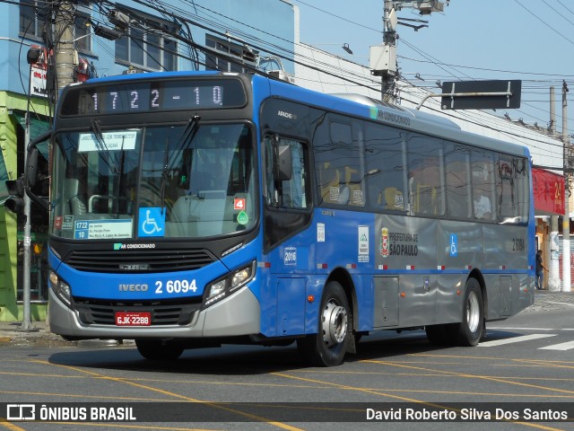 Transcooper > Norte Buss 2 6094 na cidade de São Paulo, São Paulo, Brasil, por David Roberto Silva Dos Santos. Número da foto: #6186228.