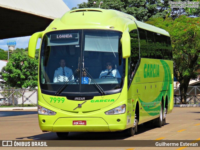 Viação Garcia 7999 na cidade de Maringá, Paraná, Brasil, por Guilherme Estevan. Número da foto: #6187244.