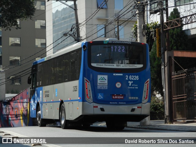 Transcooper > Norte Buss 2 6226 na cidade de São Paulo, São Paulo, Brasil, por David Roberto Silva Dos Santos. Número da foto: #6186151.