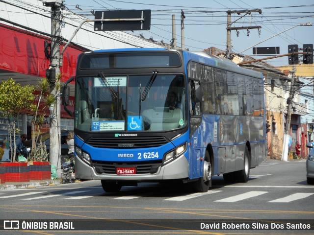 Transcooper > Norte Buss 2 6254 na cidade de São Paulo, São Paulo, Brasil, por David Roberto Silva Dos Santos. Número da foto: #6189211.