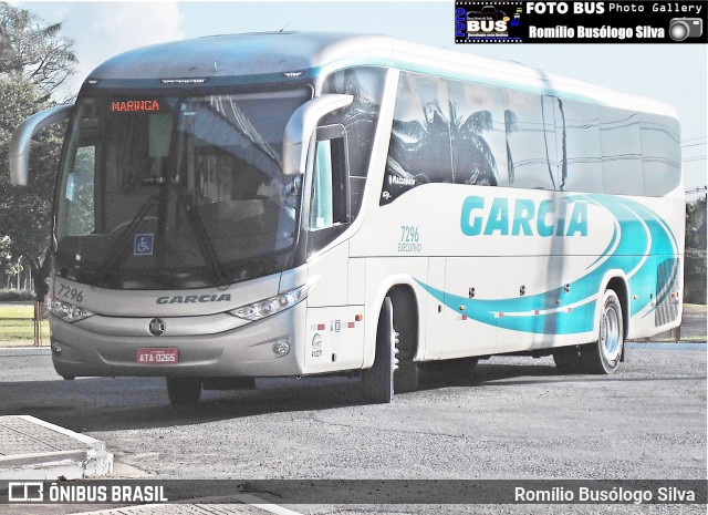 Viação Garcia 7296 na cidade de Rolândia, Paraná, Brasil, por Romílio Busólogo Silva . Número da foto: #6188717.