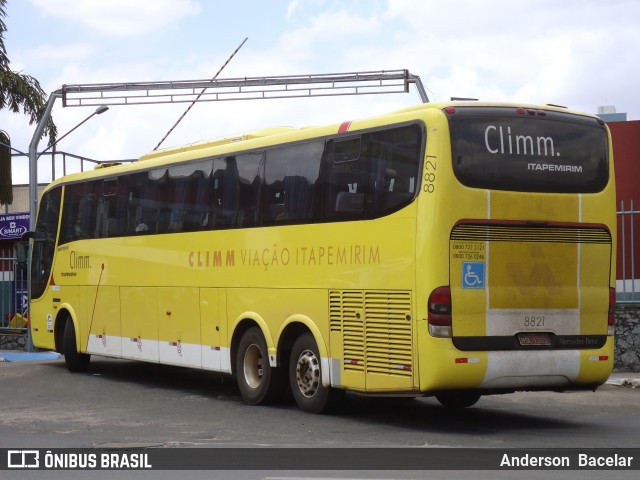 Viação Itapemirim 8821 na cidade de Feira de Santana, Bahia, Brasil, por Anderson  Bacelar. ID da foto: 6190174.